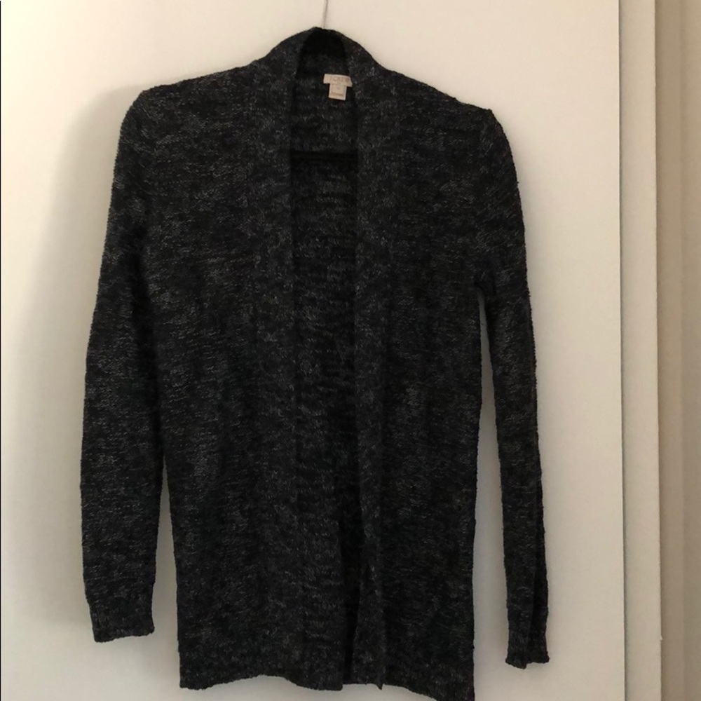 JCrew marked open cardigan